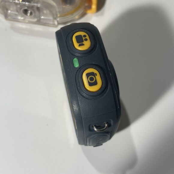 VTech Kidizoom Action Cam Yellow Sports Camera Tested Working Charging Cable - Picture 6 of 10